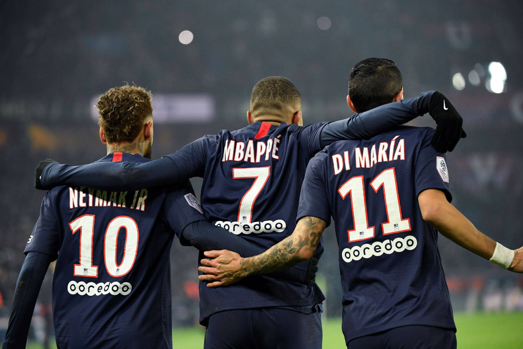 neymar di maria mbappe psg vs nantes ligue 1 2019