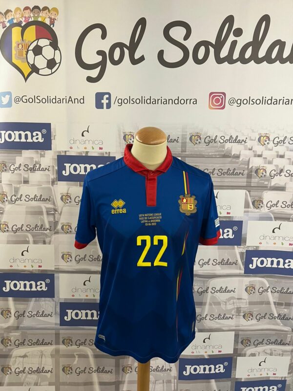 seleccio andorra errea blava victor bernat