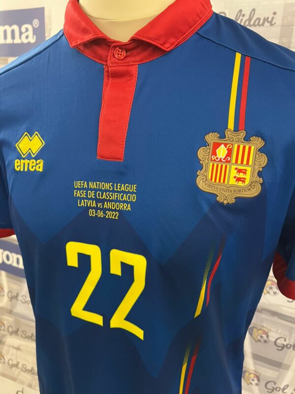 seleccio andorra errea blava victor bernat